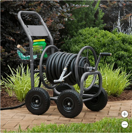 Liberty Garden Four Wheel Hose Cart